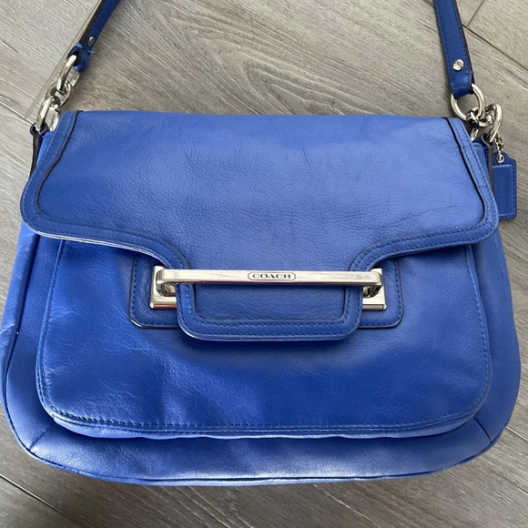 Coach Blue F27481 Shoulder Bag - Picture 2 of 14
